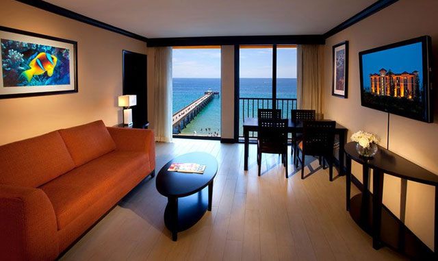 Ocean View Hotel Room